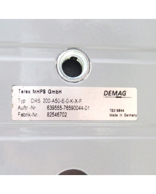 Demag Radblocksystem DRS 200-A50-E-0-K-X-F NOV