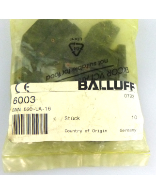 Balluff Nockenschalter BNN 520-UA-16 6003 (10Stk.) OVP