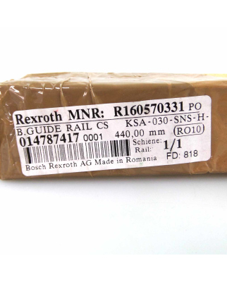 Rexroth Kugelschiene CS-KSA-030-SNS-H R160570331 440mm OVP