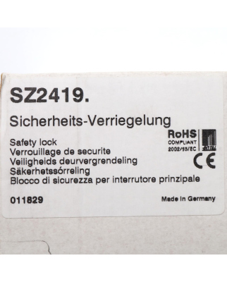 RITTAL Sicherheitsverriegelung SZ 2419 OVP