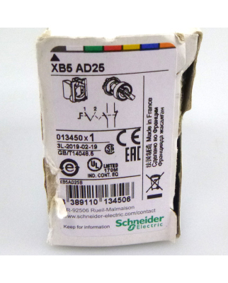Schneider Electric Wahlschalter XB5AD25 013450 OVP
