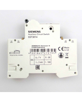 Siemens Hilfsstromschalter 5ST3014 OVP