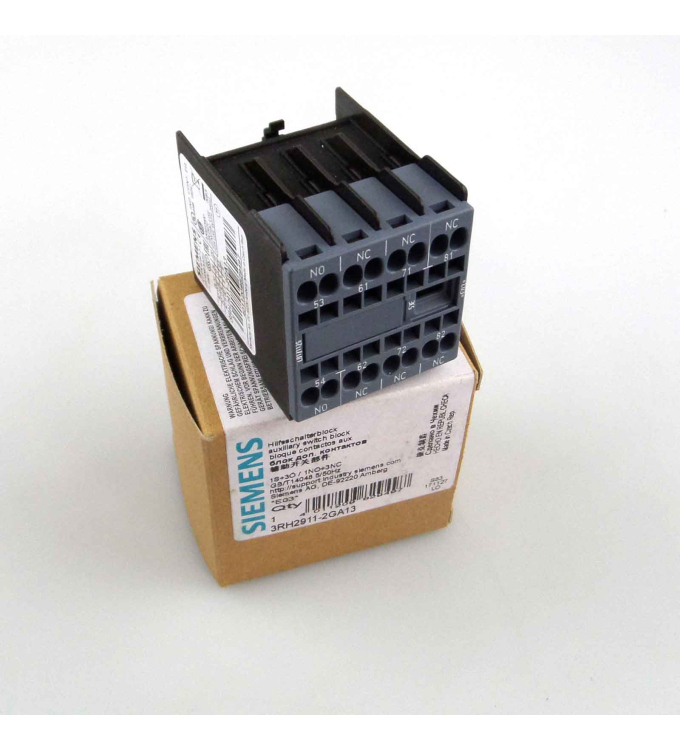 Siemens Hilfsschalterblock 3RH2911-2GA13 OVP