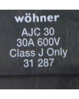 Wöhner Sicherungsschalter 31287 AJC 30 GEB
