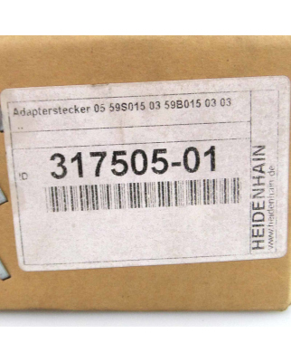 Heidenhain Adapterstecker 317505-01 OVP