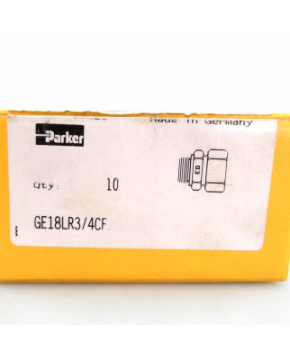 Parker Einschraubverschraubung GE18LR3/4CF (10Stk.) OVP