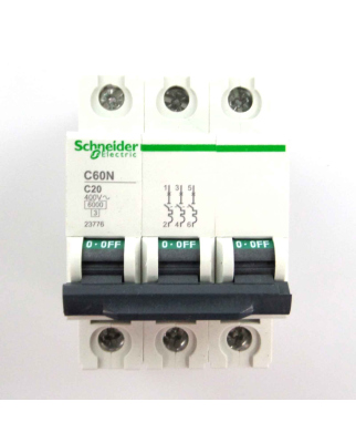 Schneider Electric Leitungsschutzschalter 23776 C60N 3P-C20 (2Stk.) OVP