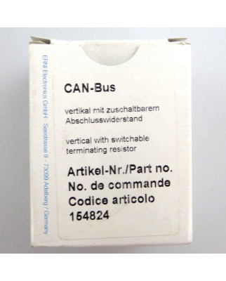 ERNI CAN-Bus D-Sub-Steckverbinder 154824 OVP