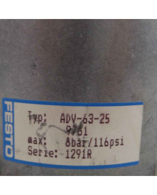 Festo Kompaktzylinder ADV-63-25 9781 NOV