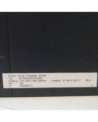 Baumüller Einspeiseeinheit BUG623-56-54-B-000 GEB