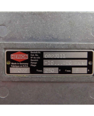 Herion Druckschalter 0823111 NOV