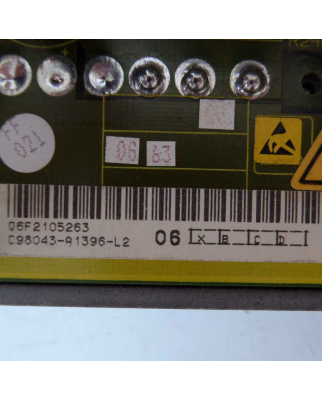 Siemens Baugruppe C98043-A1396-L2 E-Stand:A GEB
