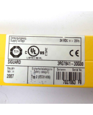 Siemens Lichtvorhang Sender 3RG7841-3DG00 OVP