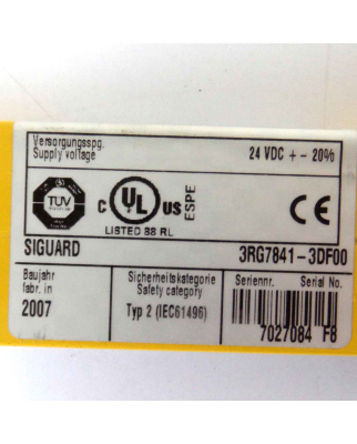 Siemens Lichtvorhang Sender 3RG7841-3DF00 OVP