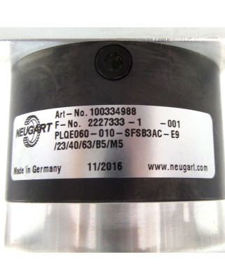 PLE060 032 SSSA3AD Z14/30/60/75/B5/M6   GEAR MOTOR by NEUGART