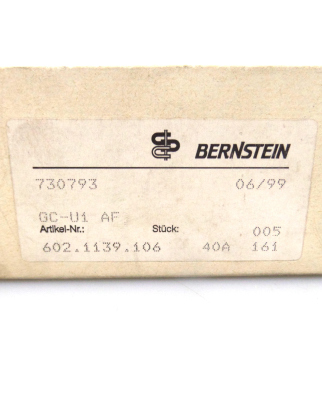 BERNSTEIN Grenztaster GC-U1 AF 602.1139.106 (5Stk.) OVP