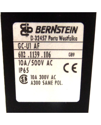 BERNSTEIN Grenztaster GC-U1 AF 602.1139.106 (5Stk.) OVP