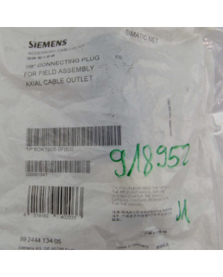 Siemens Anschluss-Stecker 6GK1 905-0FB00 OVP