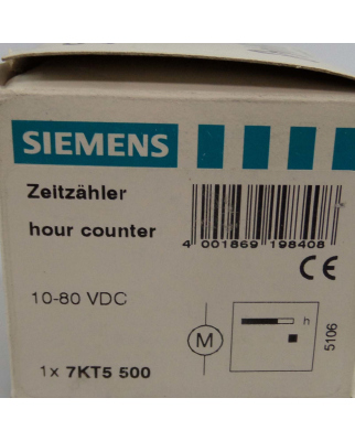 Siemens Zeitzähler 7KT5 500 OVP 