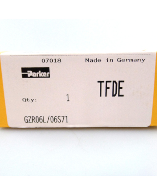 Parker Gerade Reduzierung GZR06L/06S71 SIE