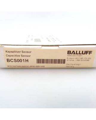 Balluff kapazitiver Sensorkopf BCS001H BCS...