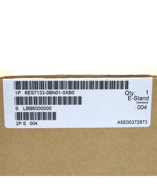 Simatic S7 ET200B 6ES7 133-0BN01-0XB0 E-Stand:04 OVP
