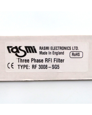 Rasmi RFI Filter RF 3008-SG5 480VAC 50-60Hz OVP