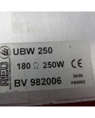REO Bremswiderstand UBW 250 NOV