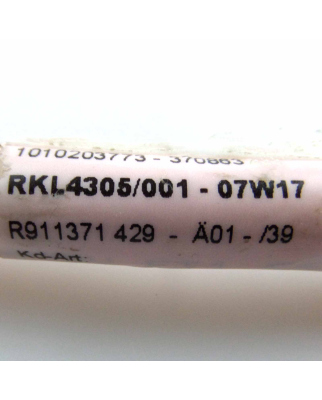 Bosch Rexroth Leistungskabelverlängerung RKL4305/001 R911371429 NOV