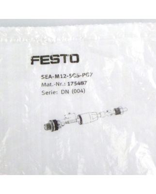 Festo Stecker SEA-M12-5GS-PG7 175487 OVP