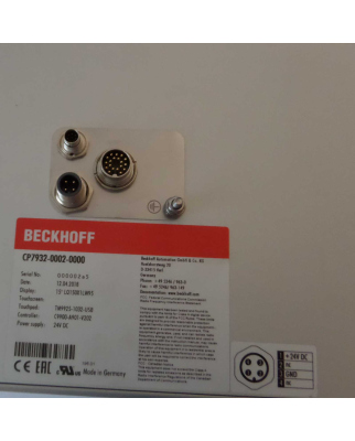 Beckhoff 15" Touch Control-Panel CP7932-0002-0000 OVP