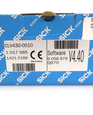 SICK Barcodescanner CLV430-0010 1017585 OVP