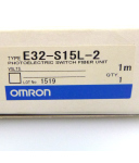 Omron Faseroptischer Sensor E32-S15L-2 OVP