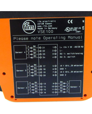 ifm Diagnoseelektronik VSE100 OVP