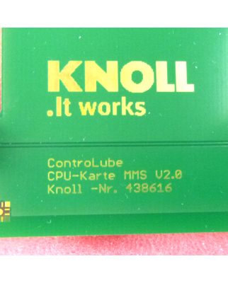 KNOLL Controlube CPU-Karte-V2.0 438616 OVP
