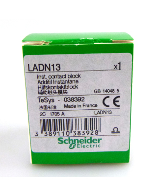 Schneider Electric Hilfskontaktblock LADN13 03892 OVP