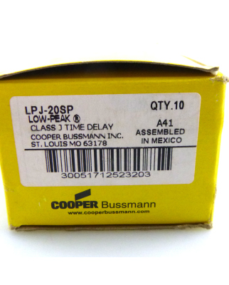 COOPER BUSSMANN Sicherungseinsatz LPJ-20SP 600VAC (6Stk) OVP