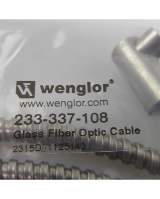 wenglor Glasfaserlichtleiter 233-337-108 OVP