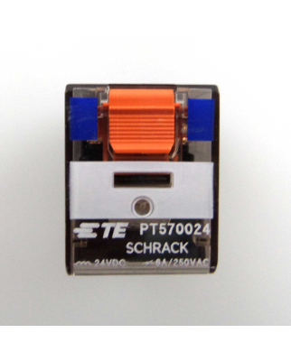 Schrack Relais PT570024 24VDC 6A/250VAC (6Stk.) GEB