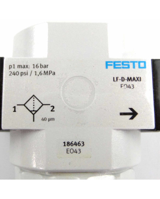 Festo Filter LF-1/2-D-MAXI 186463 NOV