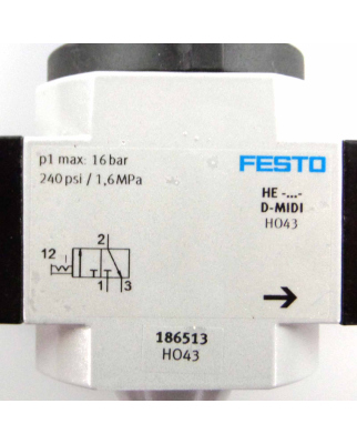 Festo Einschaltventil HE-1/4-D-MIDI 186513 OVP