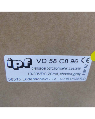 ipf electronic Drehgeber VD58C896 OVP
