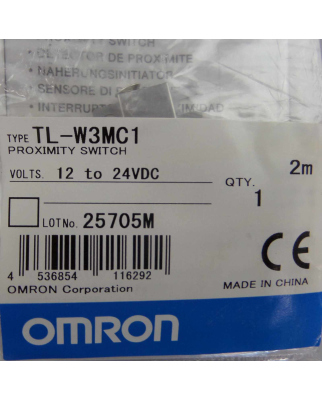 Omron Induktiver Näherungsschalter TL-W3MC1 2m OVP