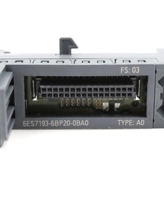 Simatic S7 ET200SP 6ES7 193-6BP20-0BA0 NOV