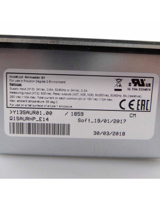Sauer Steuerung ECC 3.0 Airmaster Q1 NOV