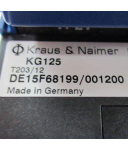 Kraus&Naimer Hauptschalter KG125 T203/12 DE15F68199/001200 GEB