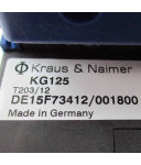 Kraus&Naimer Hauptschalter KG125 T203/12 DE15F73412/001800 GEB