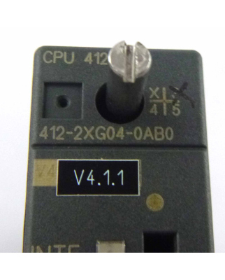 Simatic S7 CPU412-2 6ES7 412-2XG04-0AB0 HW:03/FW:V4.1.1 GEB