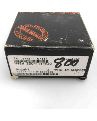 SCHMERSAL Positionsschalter MV8H 330-11Y-M20 1167334 OVP