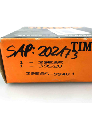TIMKEN Kegelrollenlager 39585 / 39520 OVP